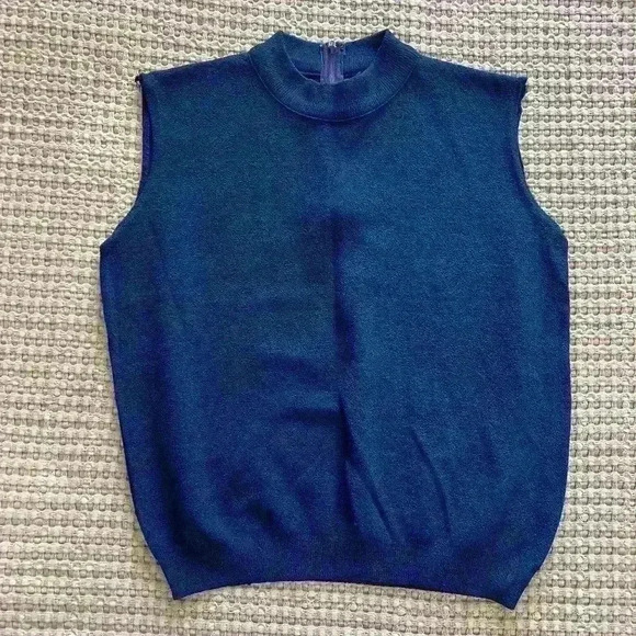 Devonette Original Vintage 70s Sweater Vest - Picture 1 of 7